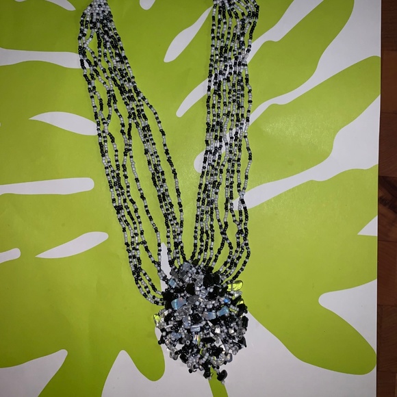 Haute Couture Beaded Necklace - Picture 3 of 5